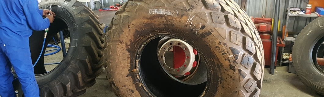 WHILE YOU MOVE THE EARTH WE’LL RE MANUFACTURE YOUR TYRES!